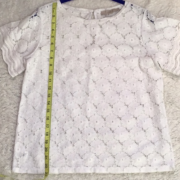 LOFT🌸 Beautiful Lace Blouse - Picture 6 of 8